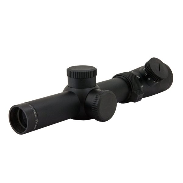 CMR4-556-R Hi-Lux Close to Medium Range 1X-4X Riflescope w/ 1MOA Center Dot & Red Illumination 4