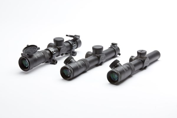 CMR4-556-R Hi-Lux Close to Medium Range 1X-4X Riflescope w/ 1MOA Center Dot & Red Illumination 9