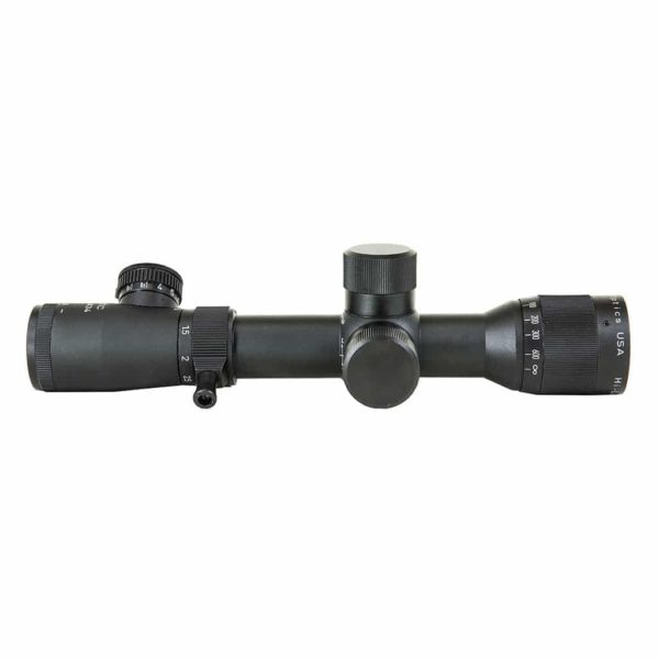 XTC14X34 Hi-Lux 4X34mm Service Competition Riflescope w/ Green Illuminated MOA Cross Reticle 7