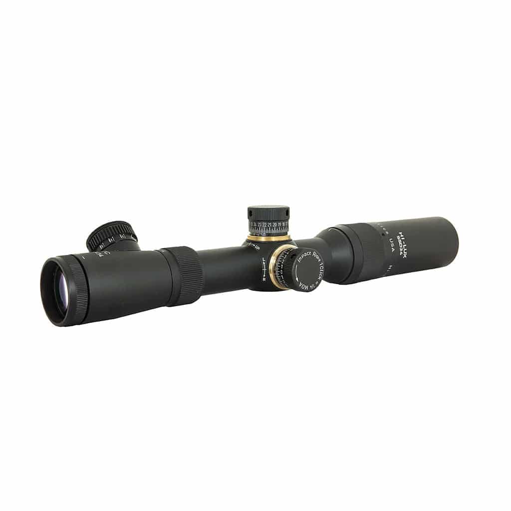 XTC14X34 Hi-Lux 4X34mm Service Competition Riflescope w/ Green Illuminated MOA Cro...
