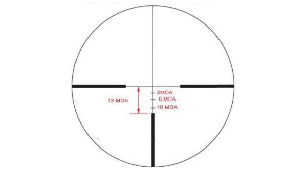 Hi Lux Long Eye Relief 2X - 7X 32mm Scout Riflescope w/ Duplex or .308 BDC Reticle 2