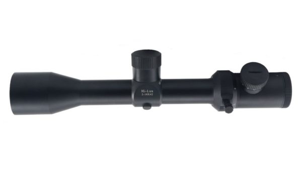 TAC-V210X42 PentaLux Hi-Lux Variable RifleScope w/ Green or Red Illuminated Ranging Reticle 11