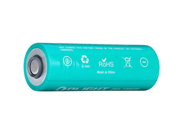 Olight 185C20 18500 2040mAh 3.7V Protected Lithium Ion (Li-ion) Button Top Battery 2