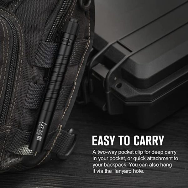 Olight I3T Plus 250 Lumens EDC Pocket Slim Flashlight with 2xAAA Batteries and a PMMA Optic Lens 7