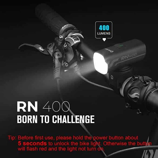 Olight RN 400 LED Bike Lights, 400 Lumens USB Type-C Rechargeable Bike Front Light 3