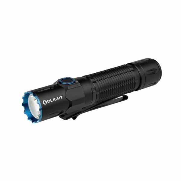 To be discontinued from 2022-5-1 - Olight Warrior 3 2300 Lumens Dual Switches Tactical Flashlight, Powered by Customized Battery (Warrior 3-BLK) 1