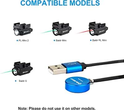 Olight MCC Magnetic Charging Cable ONLY for PL-Mini 2, Baldr Mini, Baldr RL Mini and Baldr S, Using in The Car, or with a Power Bank and Solar Charger 3