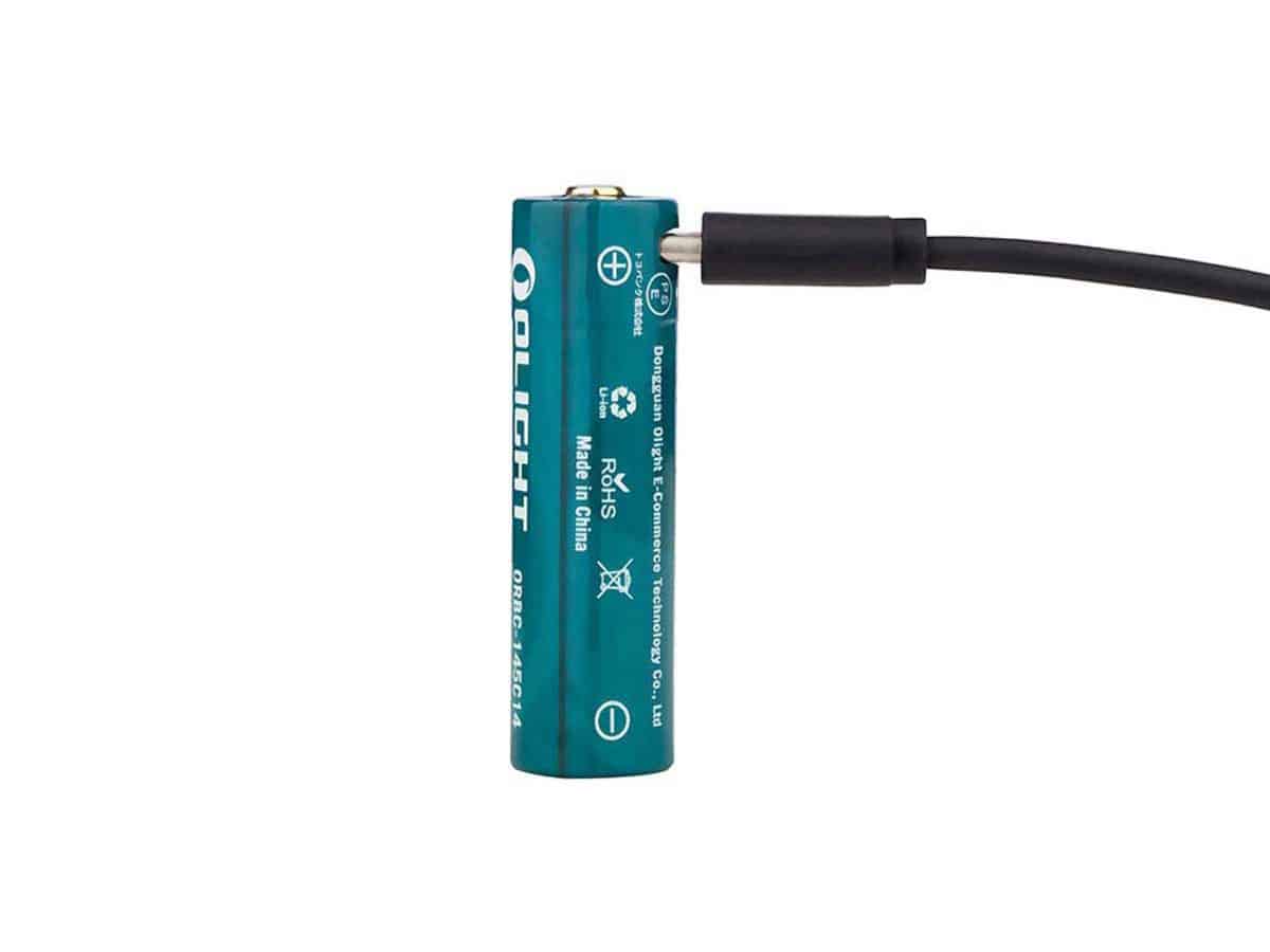 Olight ORBC 145C14 Battery 1420mAh (14500/AA) with Built-in USB-C Port
