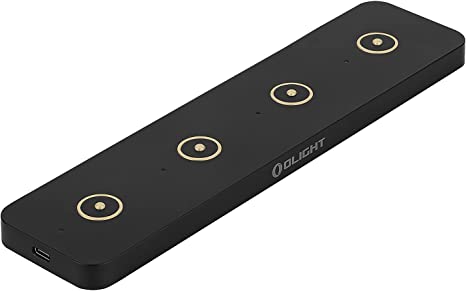 Olight Omino Extension Socket with Four Magnetic Charging Ports, Portable Magnetic Chargers for Flashlight Compatible with Most Olight Rechargeable Flashlights 1