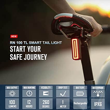 Olight RN 100 TL USB Rechargeable Bike Lights, 100 Lumens Tail Light 2