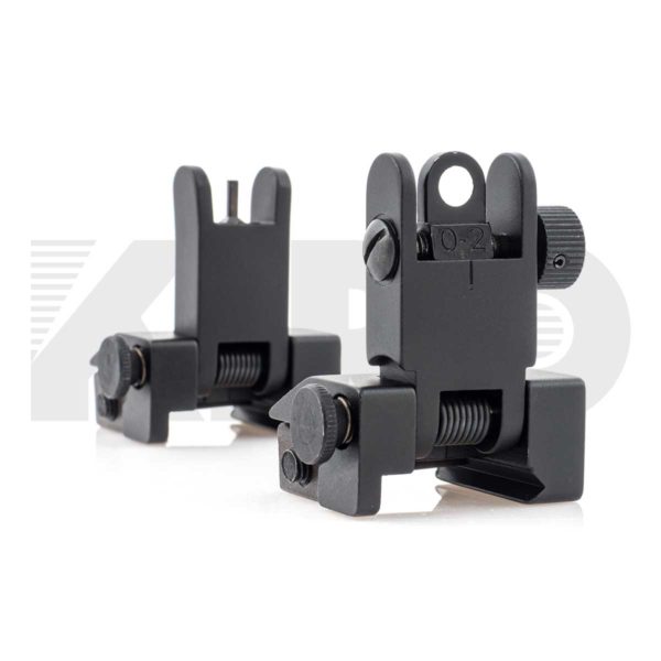 KIRO AFUS - Aluminum Front & Rear Flip-Up Backup Sights 3