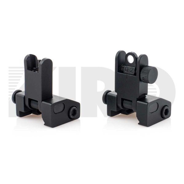 KIRO AFUS - Aluminum Front & Rear Flip-Up Backup Sights 2