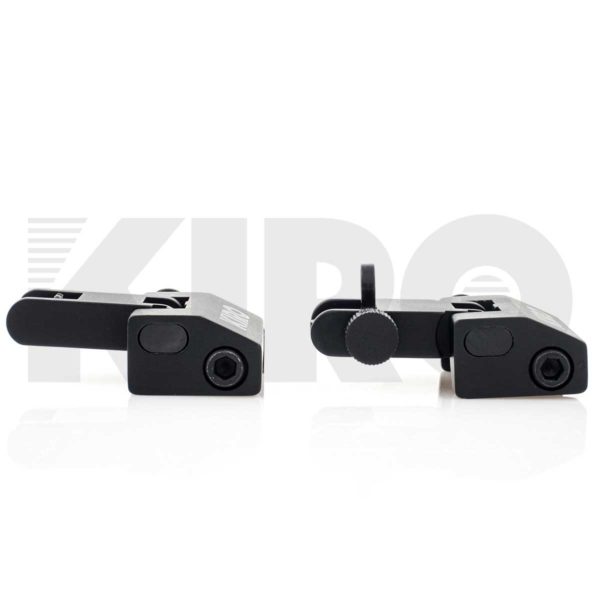 KIRO AFUS - Aluminum Front & Rear Flip-Up Backup Sights 5