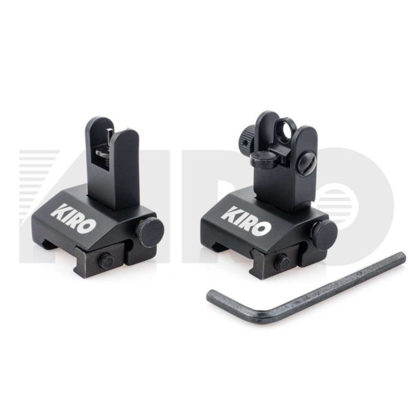 KIRO AFUS - Aluminum Front & Rear Flip-Up Backup Sights 7