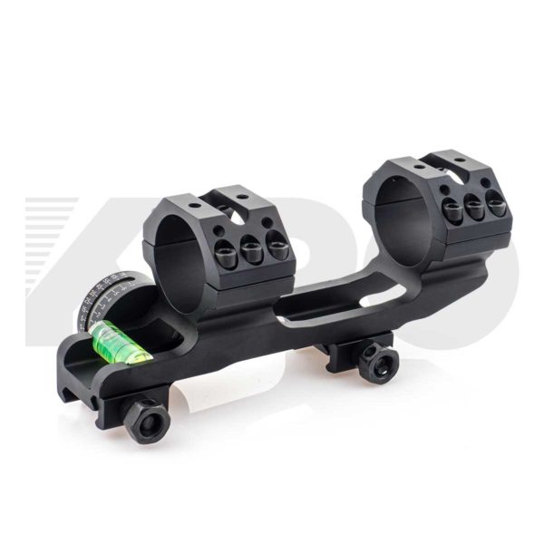 KIRO C301 - Cantilever 30mm / 1 inch Scope Mount with Bubble level and Angle Adapter 3