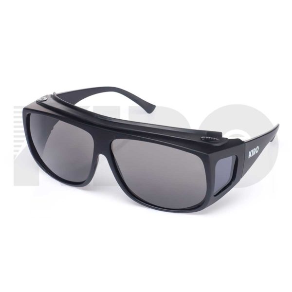 KIRO Cestus - Ballistic Rated Grey Range Glasses - Over the Glasses Design w/ High FOV 4