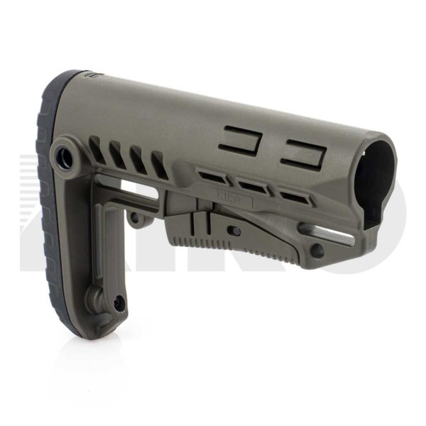 KIRO CRAS - Compact Rapid Adjustment Stock for AR15 with QD Sling Mount (Commercial-Spec / MIL-Spec) 2