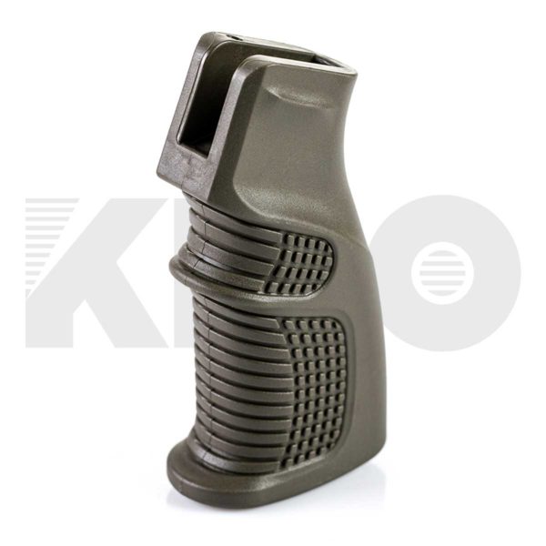 KIRO EBG15 - Ergonomic Battle Grip for AR15 w/ Beavertail & Sealed Compartment 2