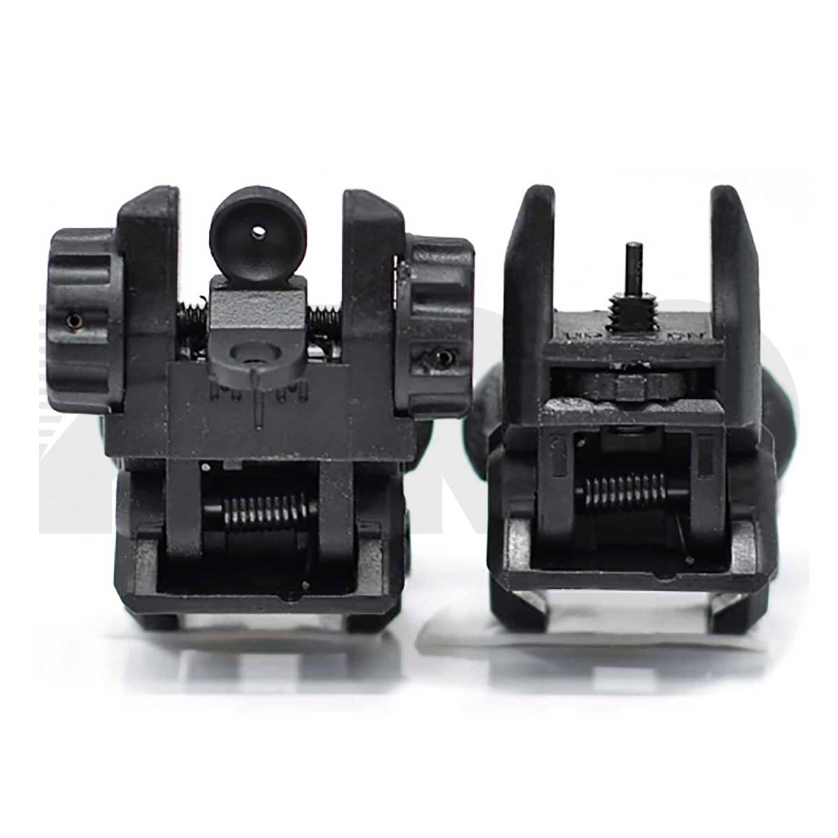KIRO FLUS - Front and Rear Flip Up Sights Made of Strong Polymer Composite