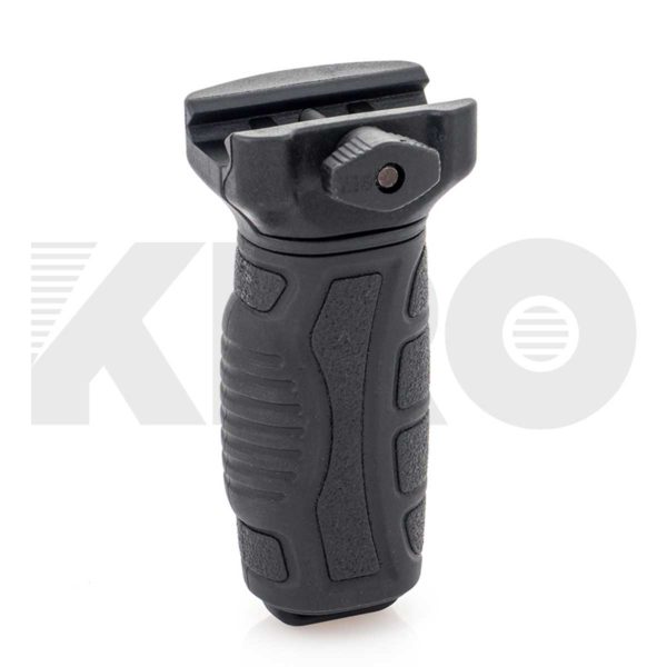 KIRO MRF / MRFM - Minimal Rubberized Foregrip for Picatinny Rail / M-LOK - Black, Picatinny rail 1