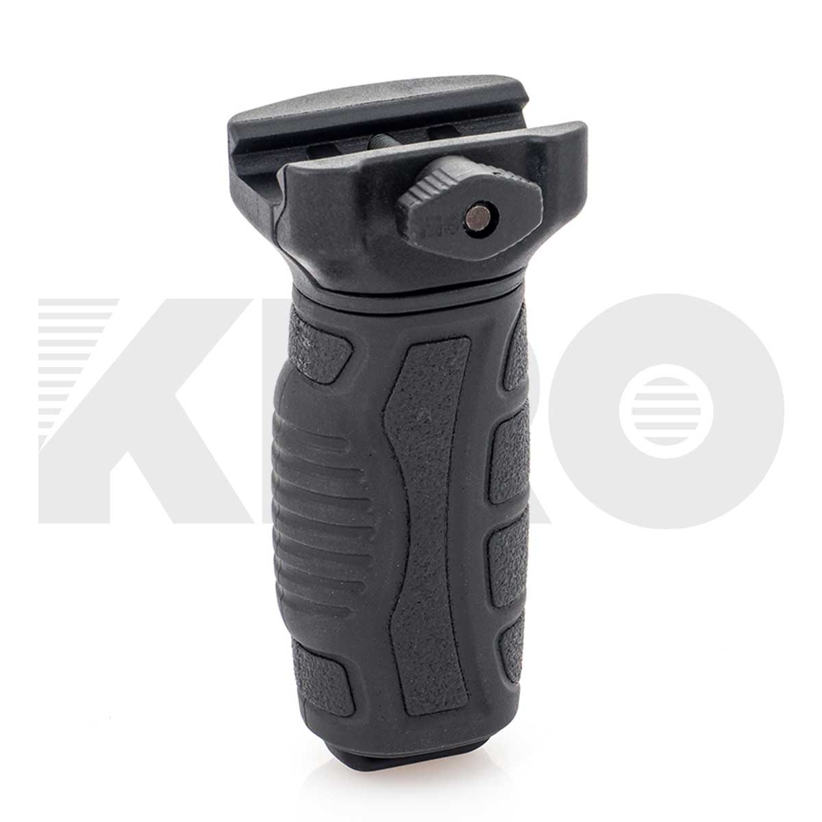 KIRO MRF / MRFM - Minimal Rubberized Foregrip for Picatinny Rail / M-LOK - Black, ...