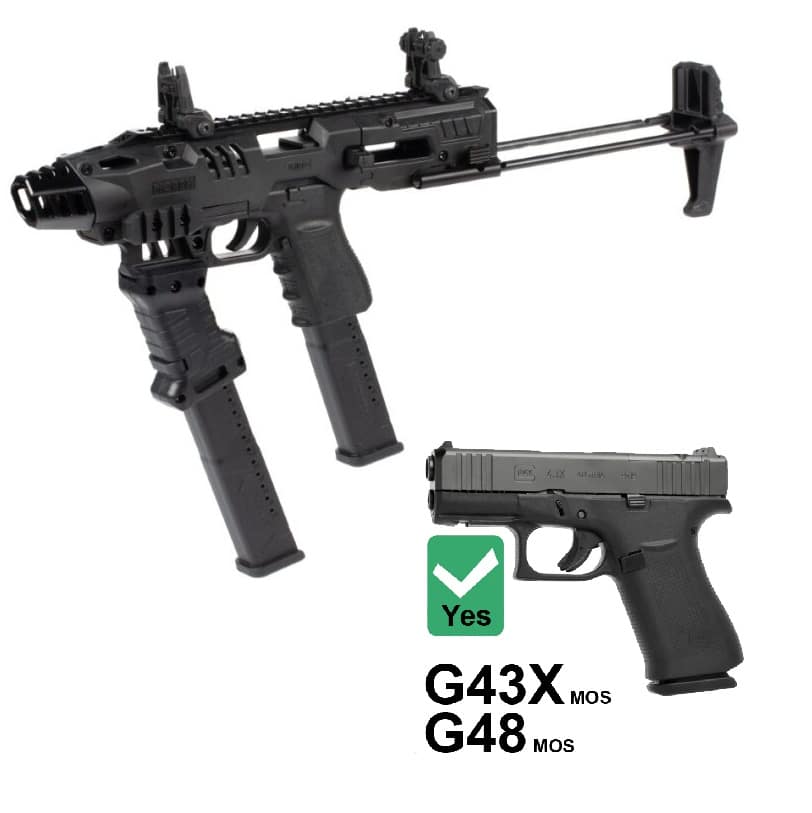 KIRO MORPH Conversion System for Glock 43X | Rapid Deployment Chassis with Spring ...